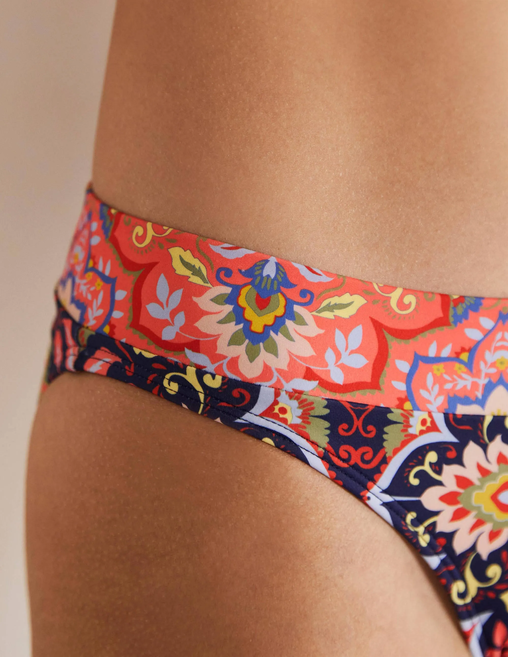Ithaca Panel Bikini Bottoms-French Navy, Bloomsbury