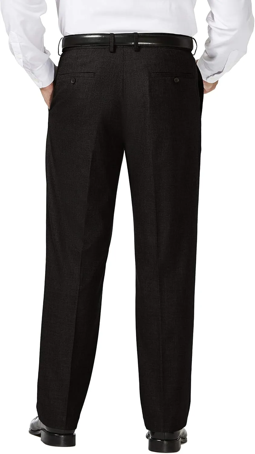 J.M. Haggar Men's Classic Fit Flat Front Dress Pant-Regular and Big & Tall Sizes