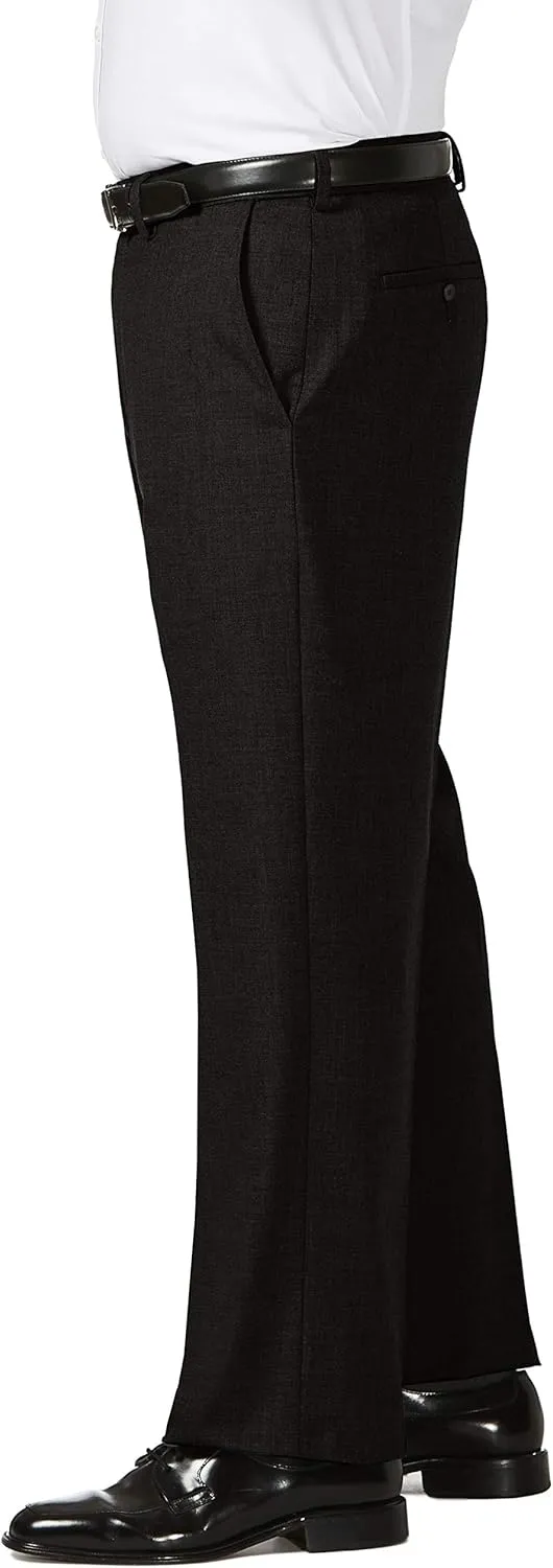 J.M. Haggar Men's Classic Fit Flat Front Dress Pant-Regular and Big & Tall Sizes