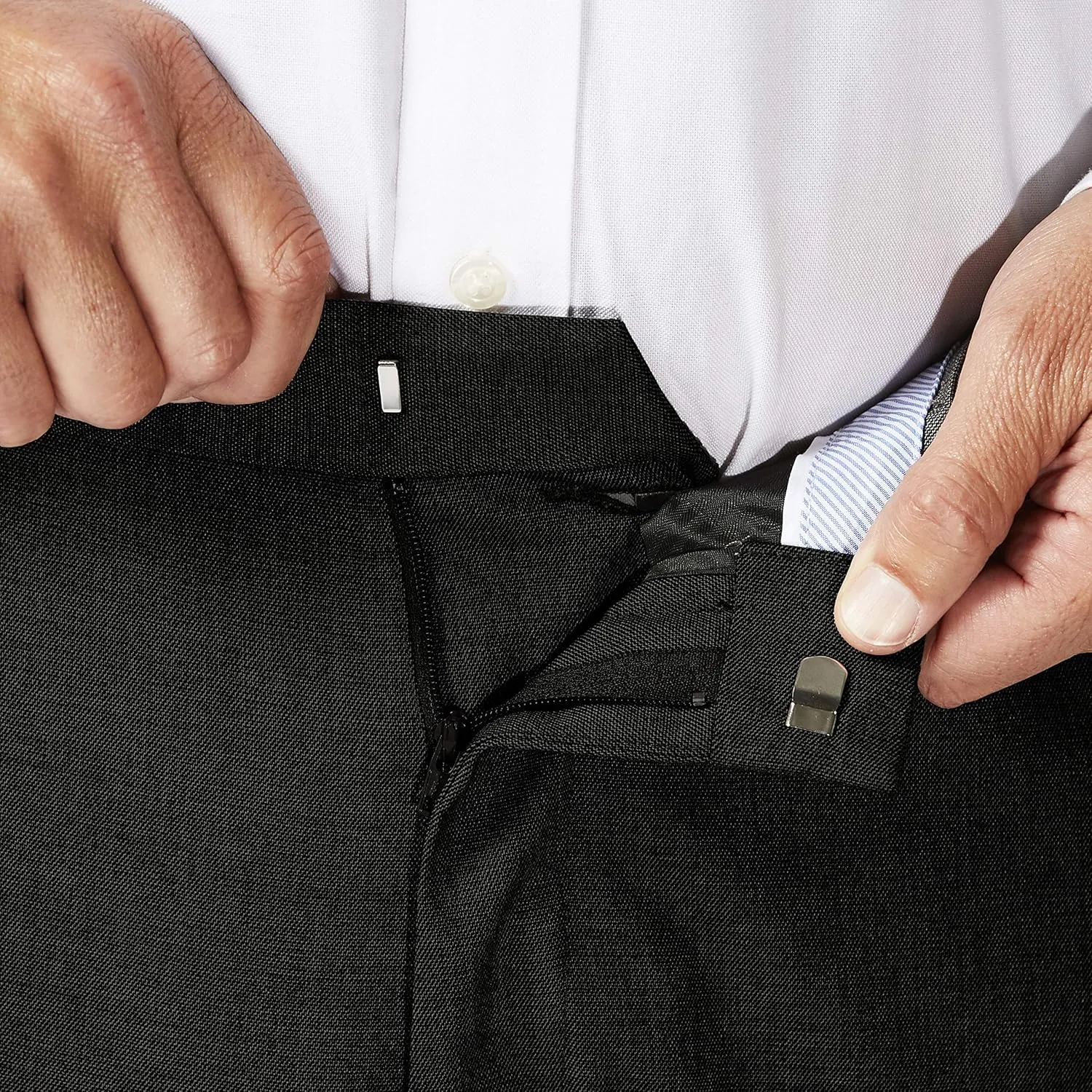 J.M. Haggar Men's Classic Fit Flat Front Dress Pant-Regular and Big & Tall Sizes
