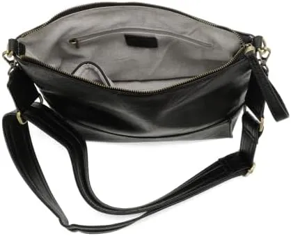 Joy Susan Women's Fashion Purse Leen Seamed Crossbody