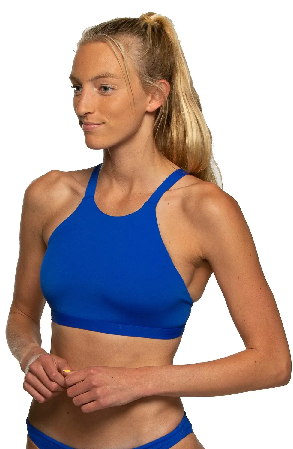 Kaylee Fixed-Back Top - Blueberry