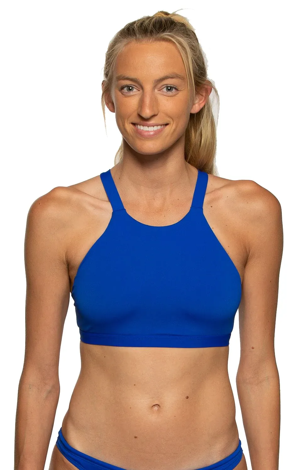 Kaylee Fixed-Back Top - Blueberry
