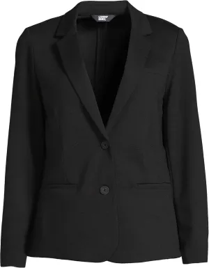 Lands' End Women's Two Button Ponte Blazer