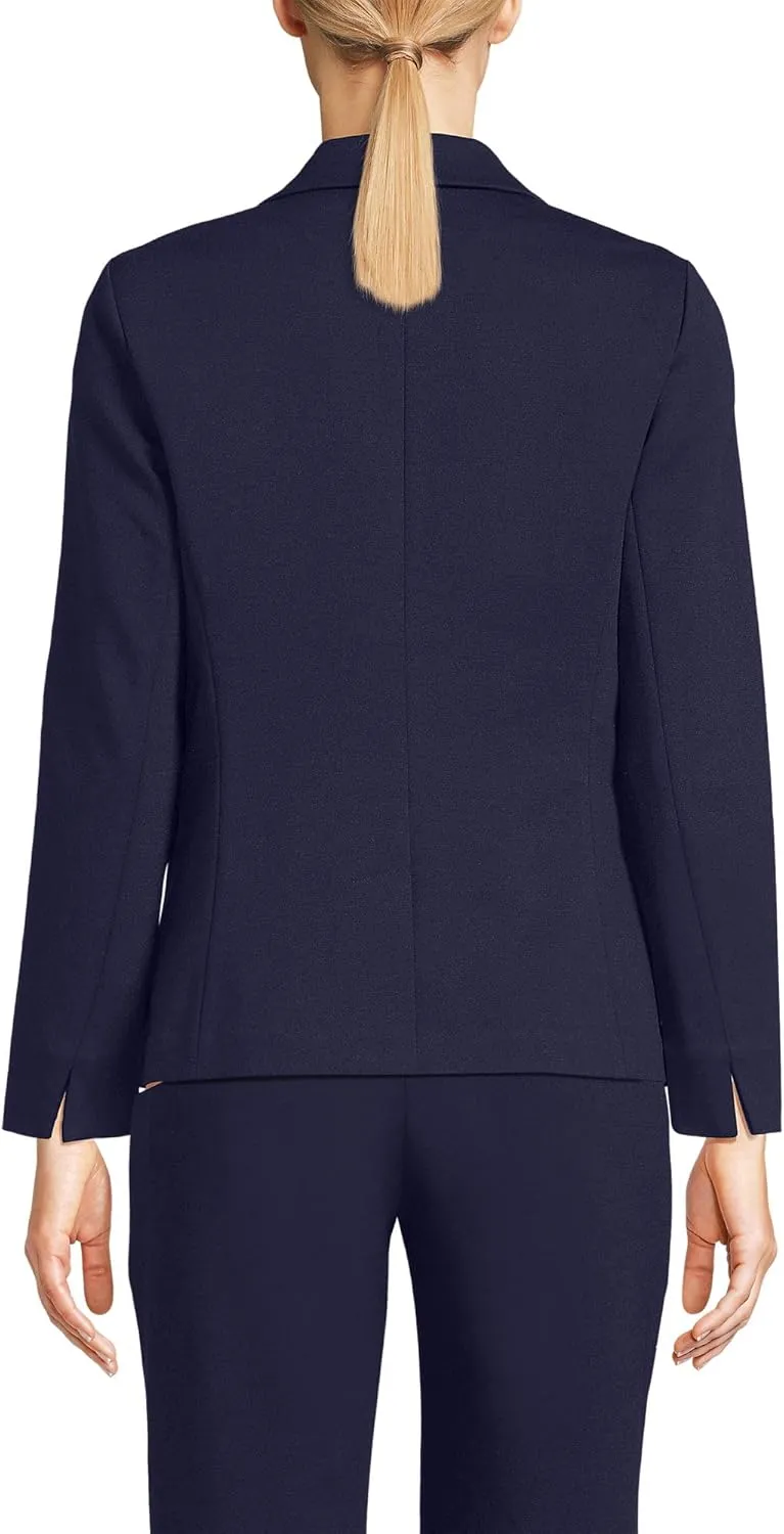 Lands' End Women's Two Button Ponte Blazer