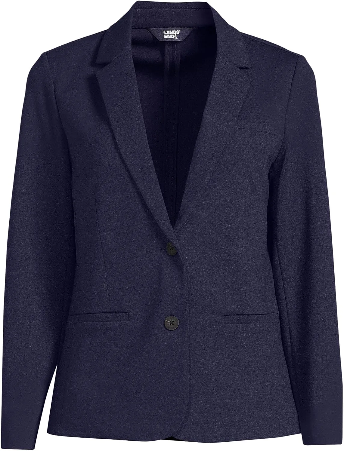 Lands' End Women's Two Button Ponte Blazer