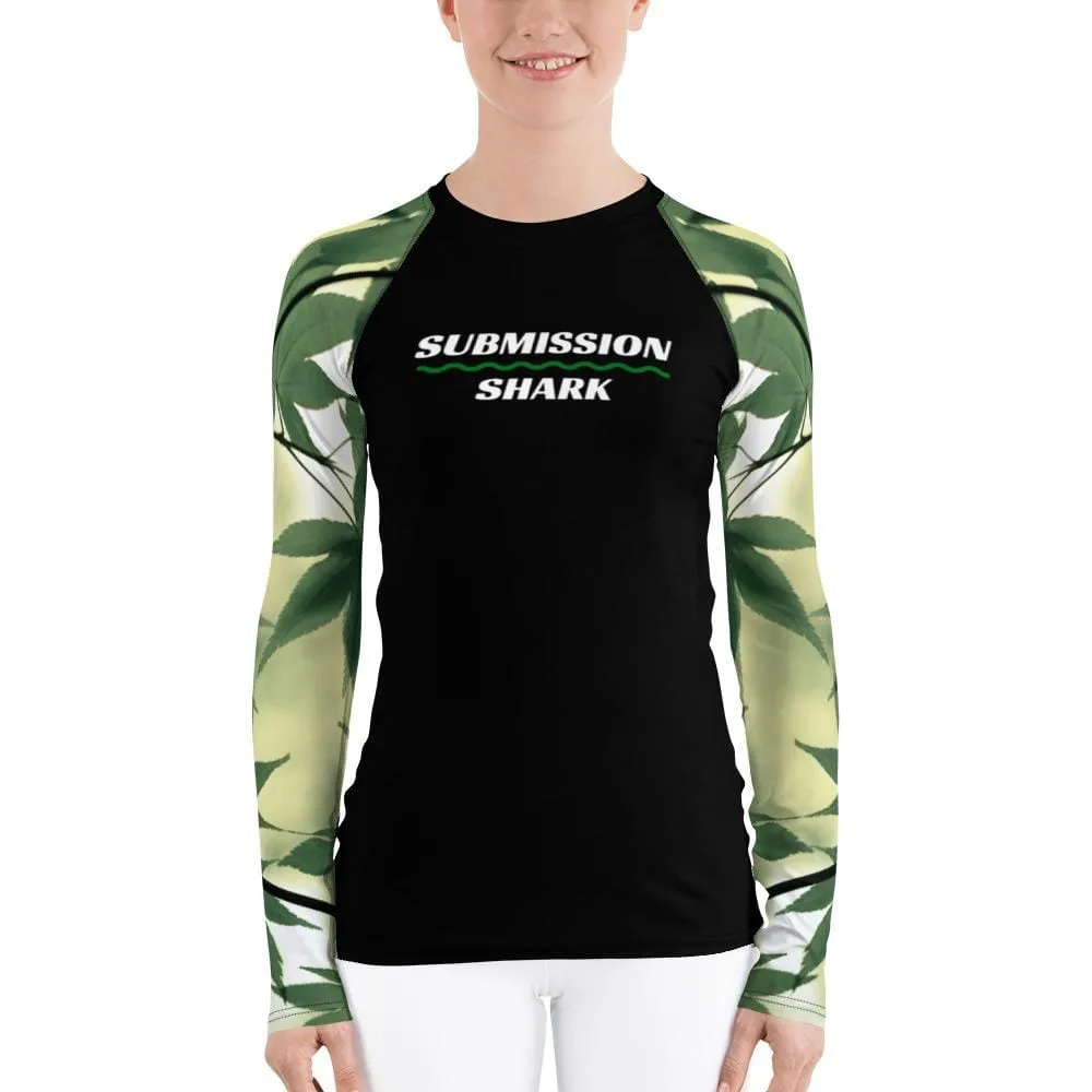 Legalize Leaf ~ Women's Rash Guard