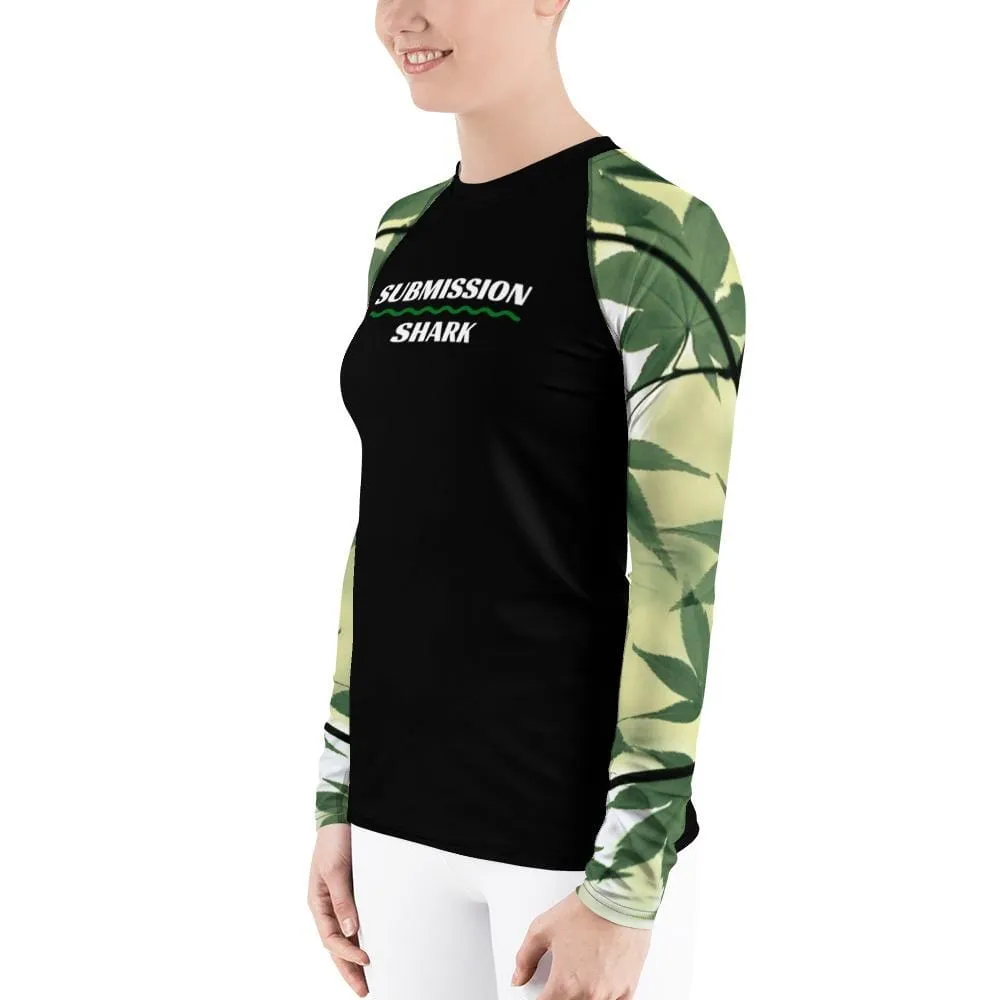 Legalize Leaf ~ Women's Rash Guard