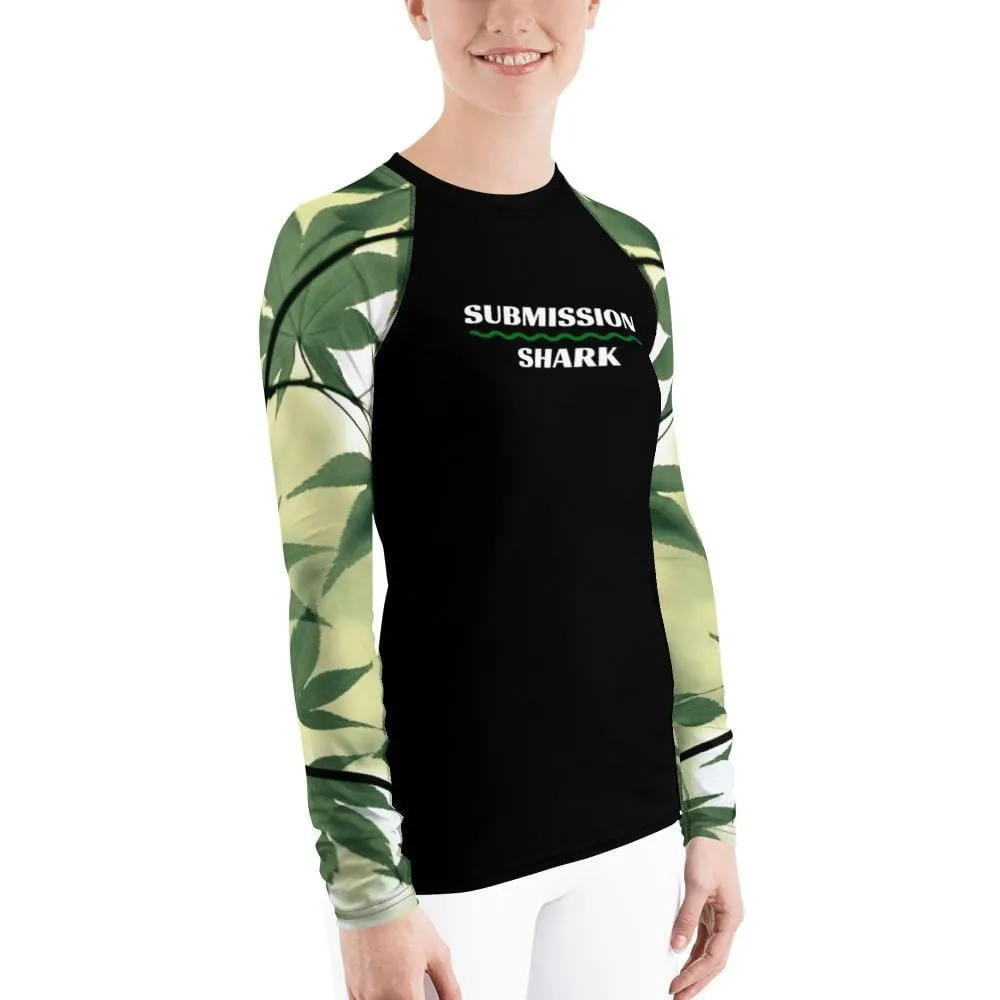Legalize Leaf ~ Women's Rash Guard