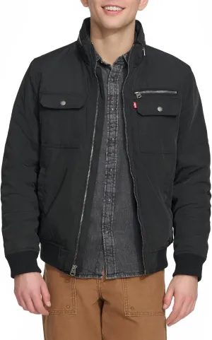 Levi's Men's Stand Collar Utility Bomber