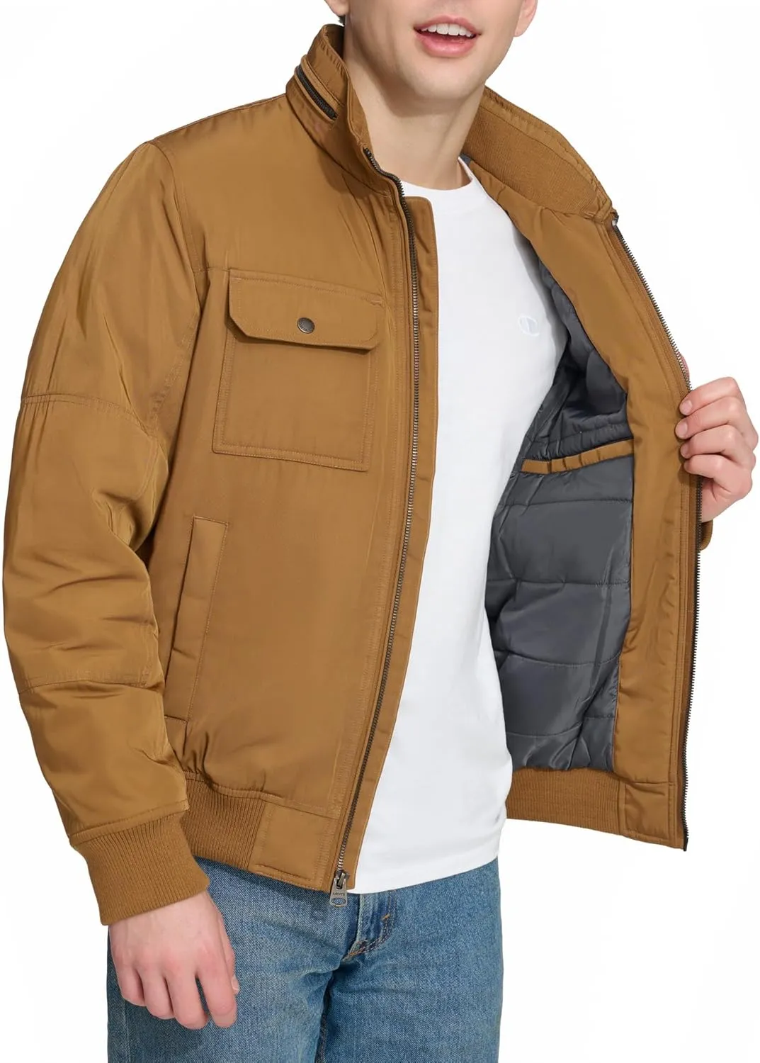 Levi's Men's Stand Collar Utility Bomber