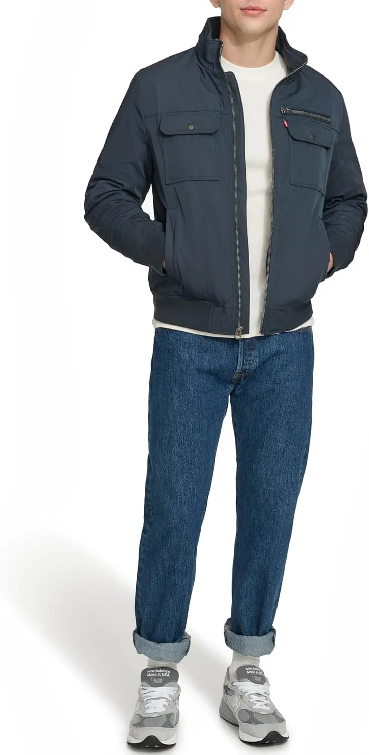 Levi's Men's Stand Collar Utility Bomber