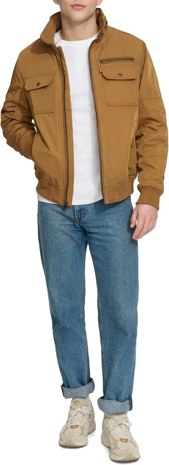 Levi's Men's Stand Collar Utility Bomber
