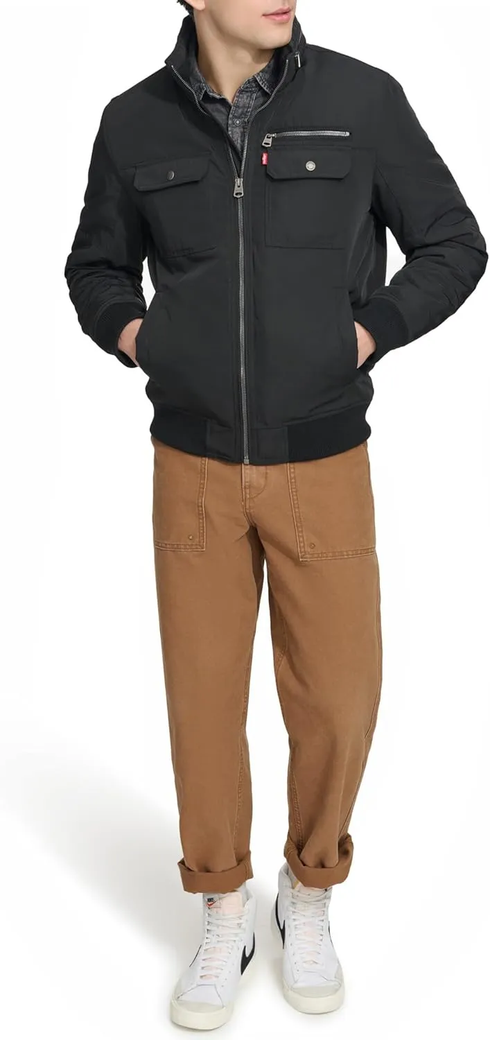 Levi's Men's Stand Collar Utility Bomber