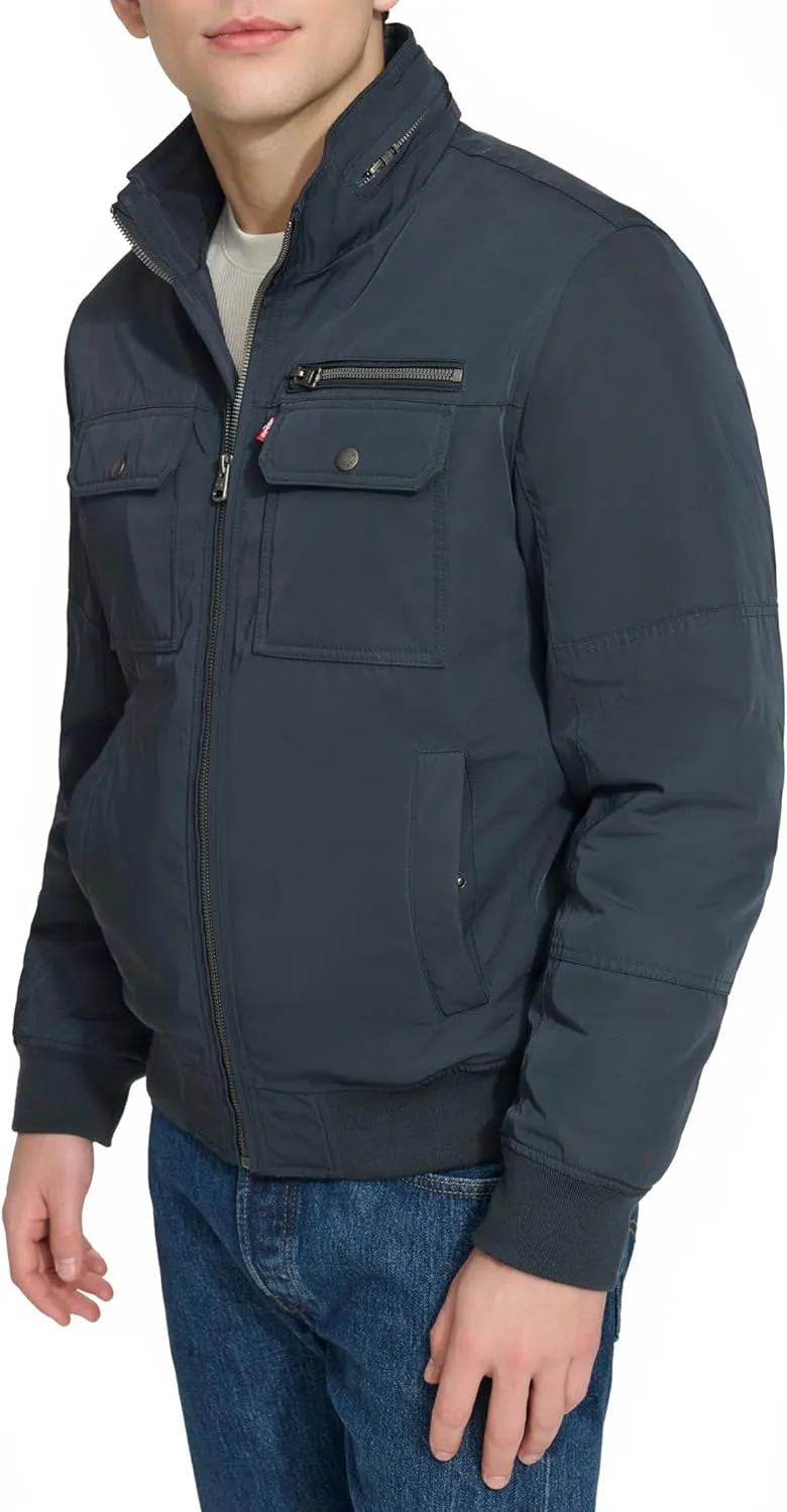 Levi's Men's Stand Collar Utility Bomber