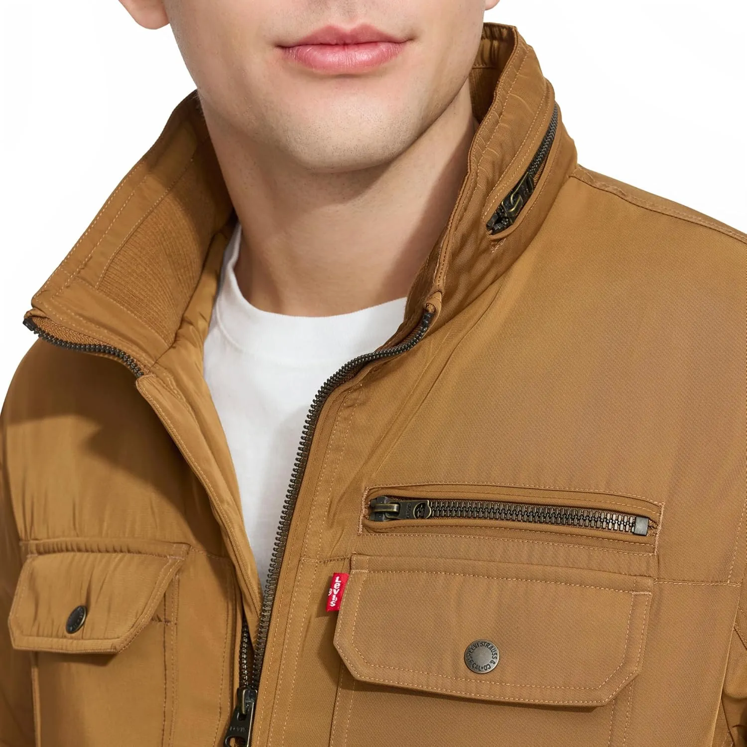 Levi's Men's Stand Collar Utility Bomber