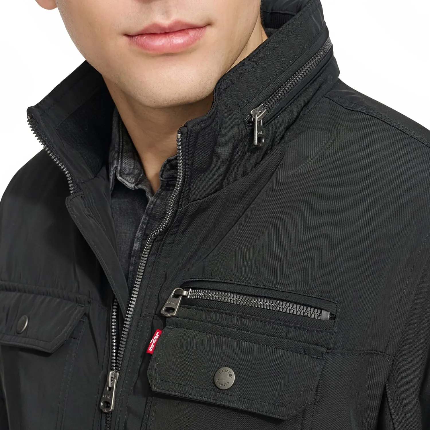 Levi's Men's Stand Collar Utility Bomber