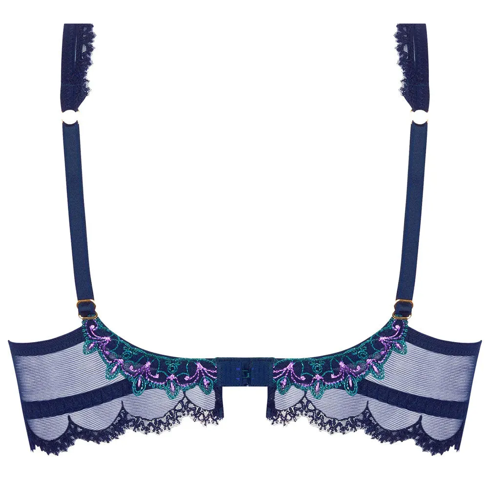 Lise Charmel 'Déesse Désirs' Midnight Blue Push-Up Triangle Bra