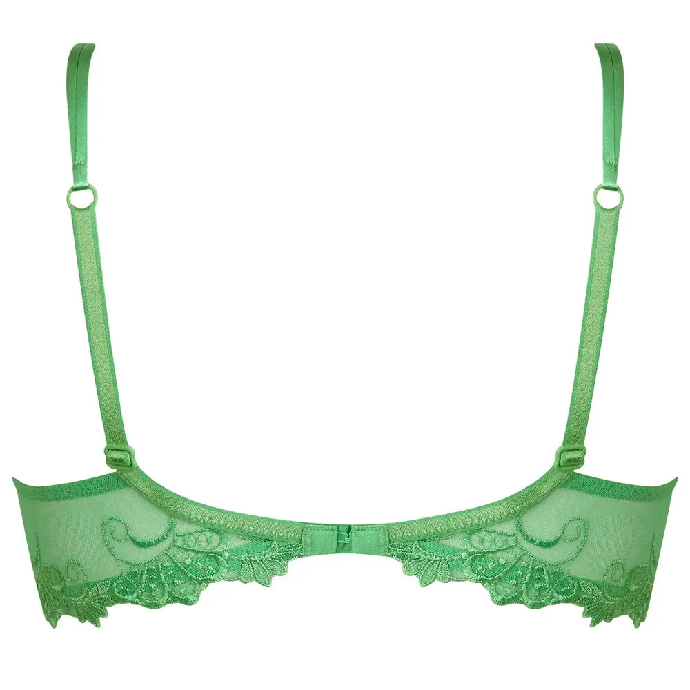 Lise Charmel 'Dressing Floral' Green Full Cup Bra