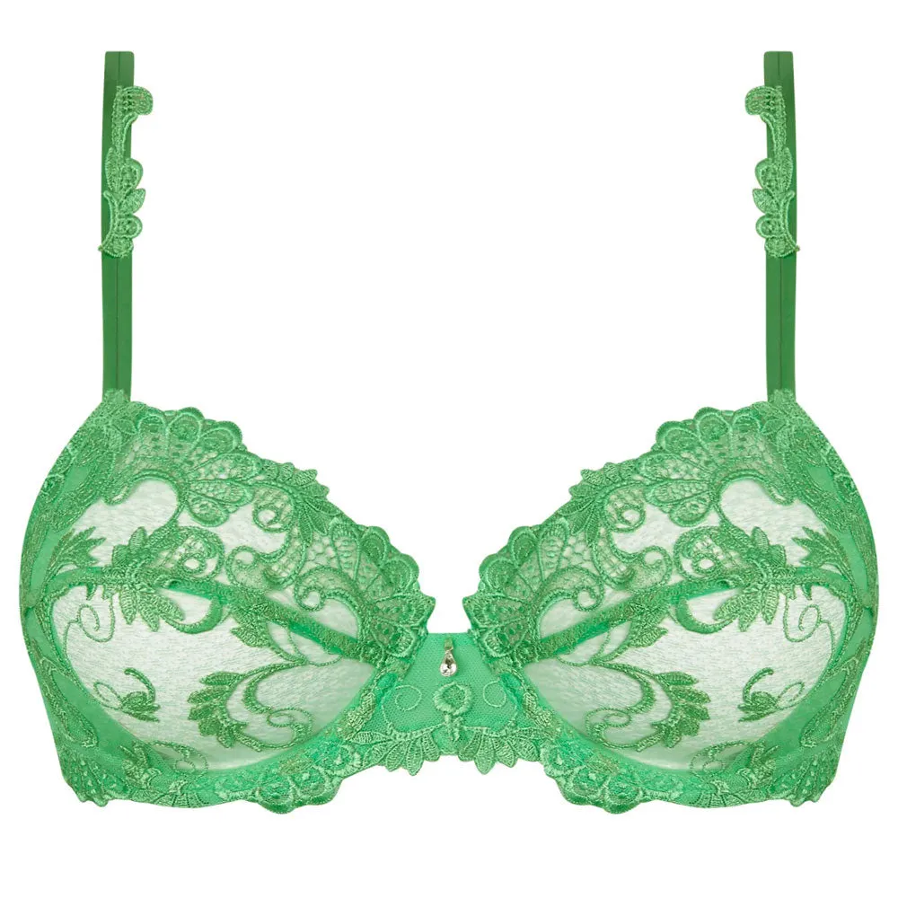 Lise Charmel 'Dressing Floral' Green Full Cup Bra