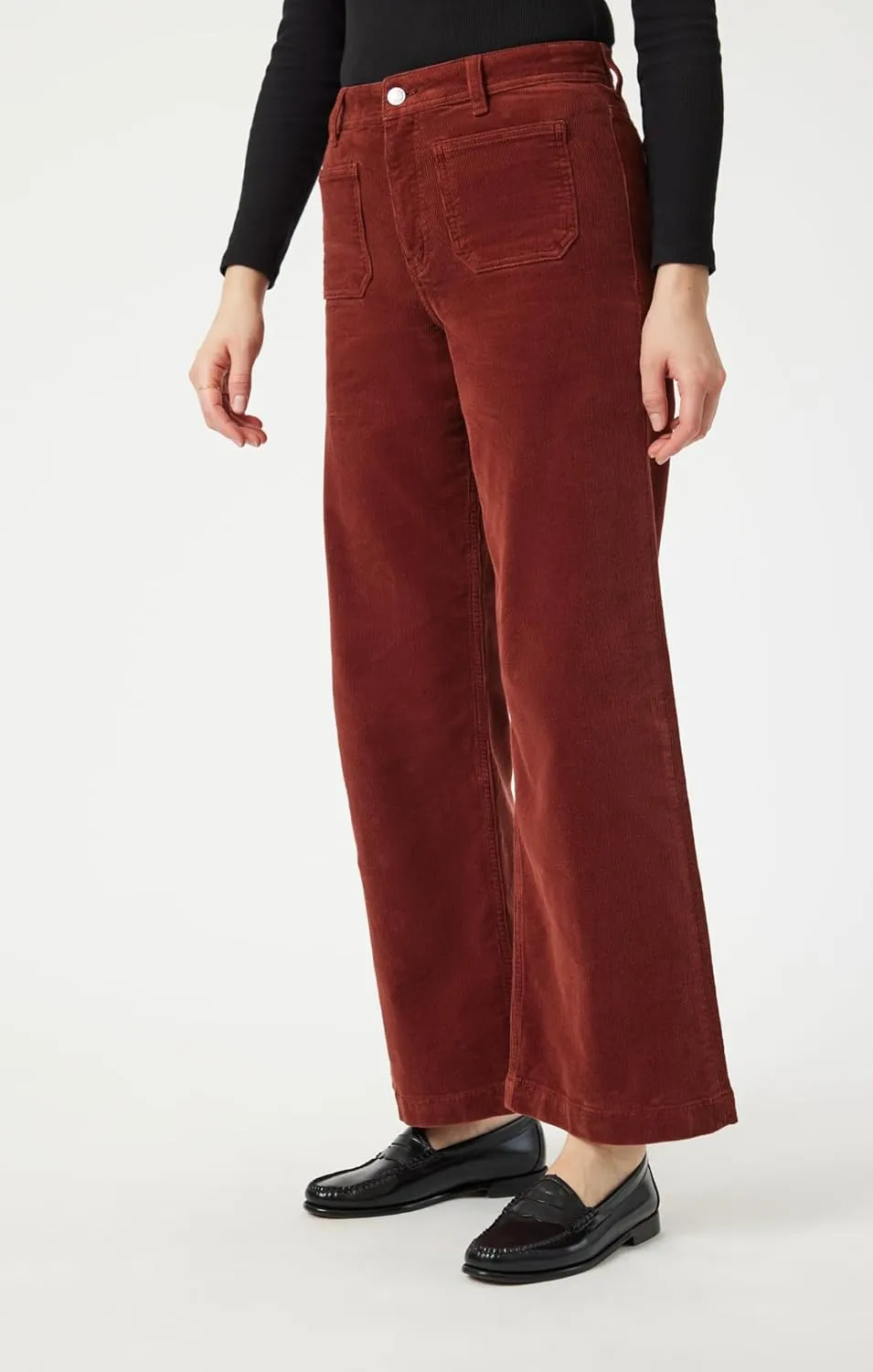 Mavi Women's Paloma Marine High Rise Wide Leg Pants