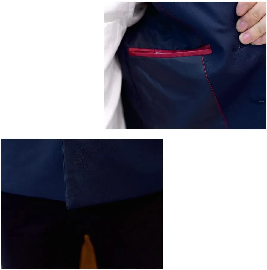 Men Casual Suit Blazer Jackets Stand Collar Business Sport Coats Jacket Slim Fit Button Solid Chinese Tunic Suits Prom