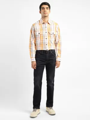 Men's 513 Black Slim Straight Fit Low Rise Jeans