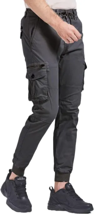 Men's Joggers Work Camo Chino Utility Combat Pants Trousers with Multi Pockets for Spring