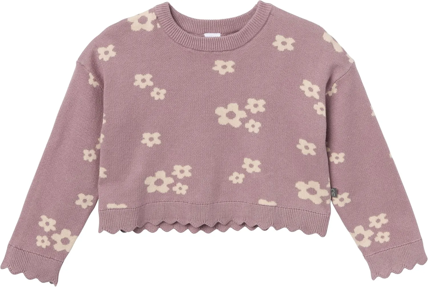 Modern Moments by Gerber Girls' Baby and Toddler Jacquard 2-piece Sweater Set