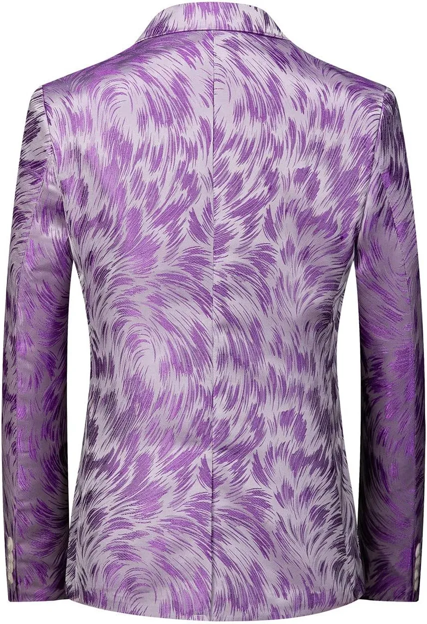 MOGU Mens Blazer Slim Fit Sport Coats for Daily Prom Party