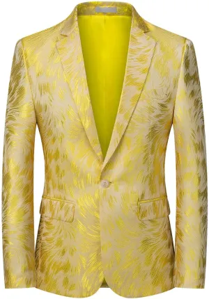 MOGU Mens Blazer Slim Fit Sport Coats for Daily Prom Party