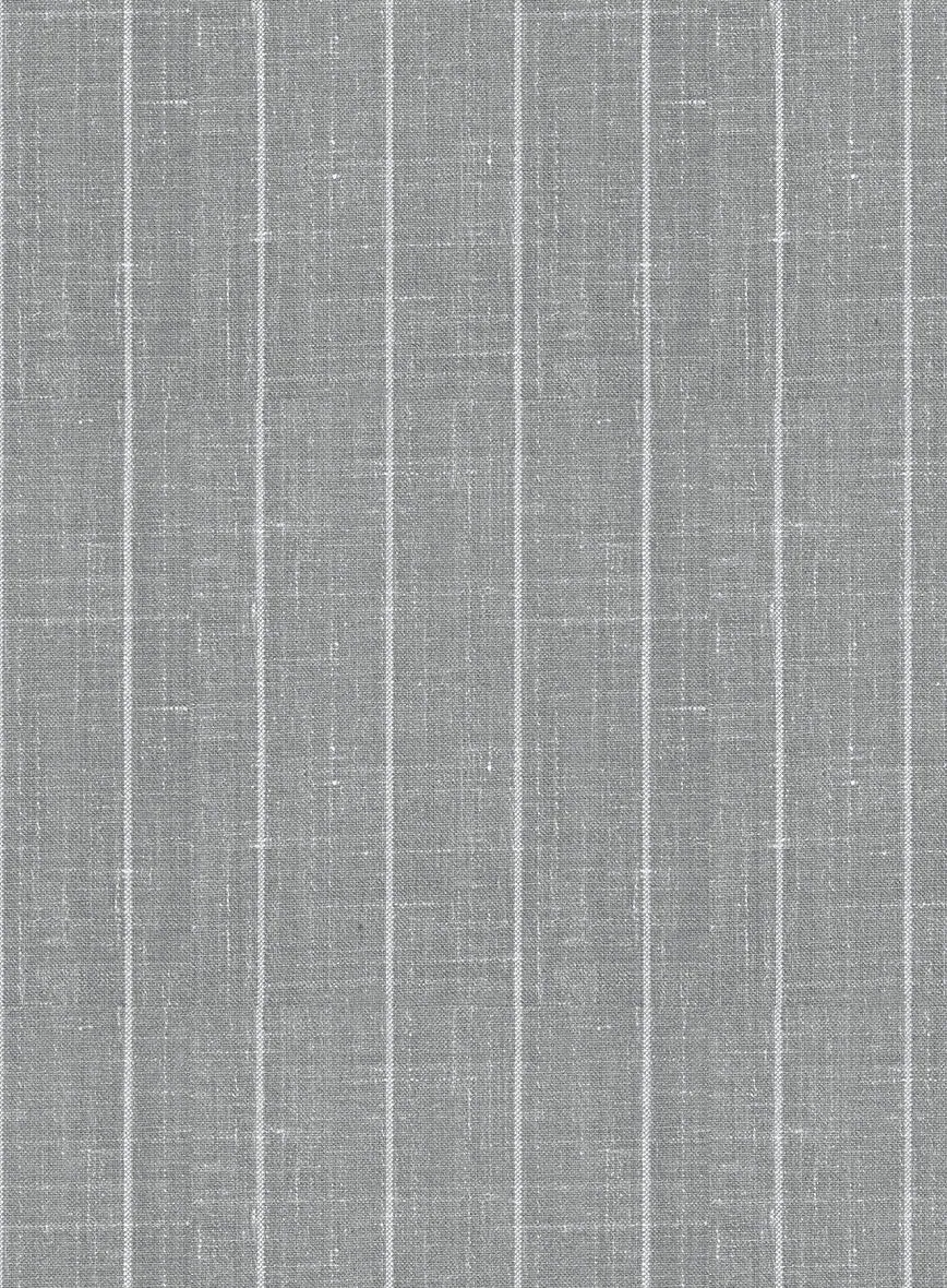 Napolean Genova Stripe Gray Wool Suit