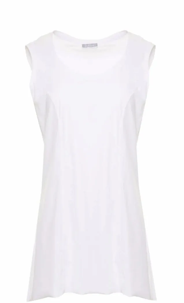 Naya White Scooped Back Cami