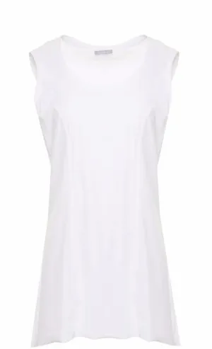 Naya White Scooped Back Cami