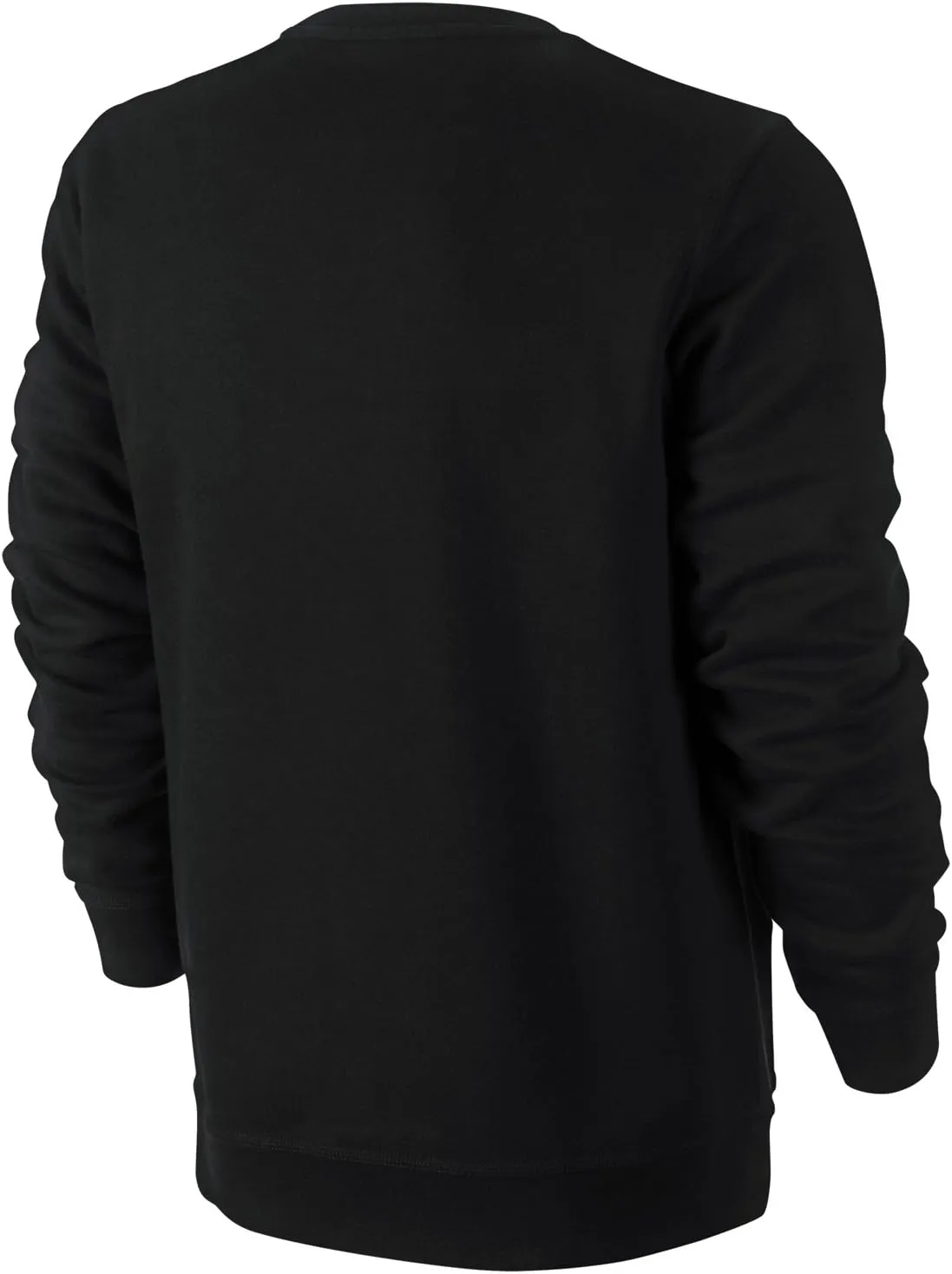 NIKE Club Swoosh Crew Men's Sweat Shirt Black/White 611467-010