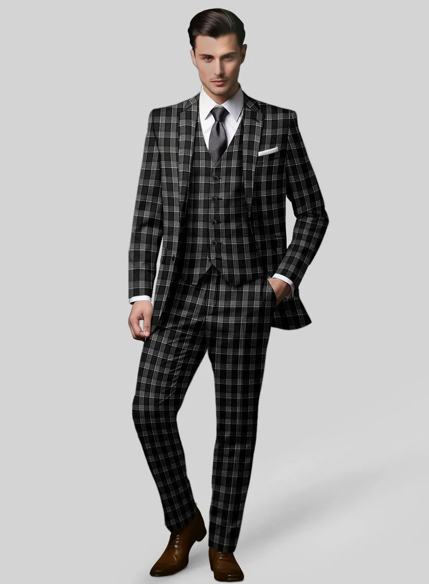 Noble Amalia Black Wool Suit