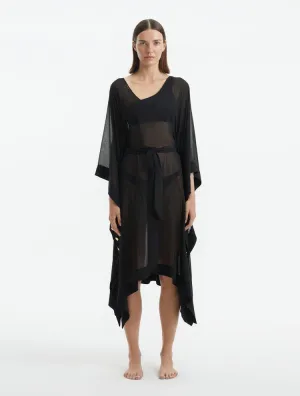 Opal Black Kaftan