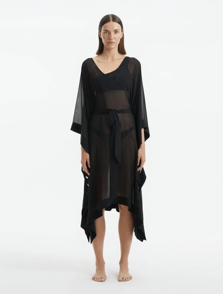 Opal Black Kaftan