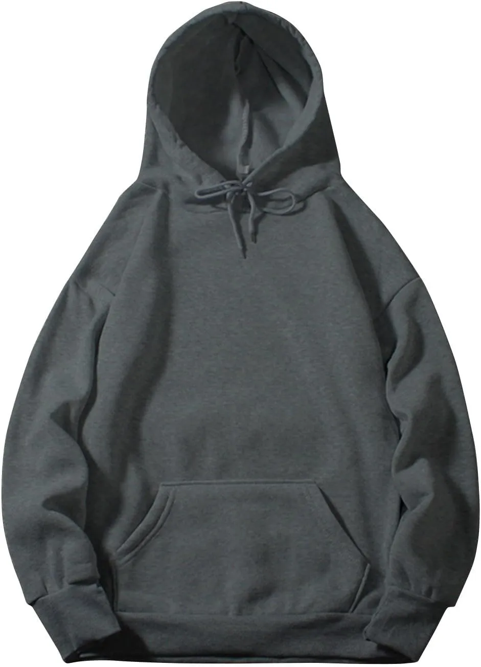 Oversized Hoodies For Women Trendy Long Sleeve Fall Sweatshirt Drawstring Drop Shoulder Tops With Pocket Fashion 2024