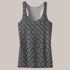 Psychedelic Tank Top (UV/RGB, Eco-Friendly, Womens, Racerback) | THUMBPRINT