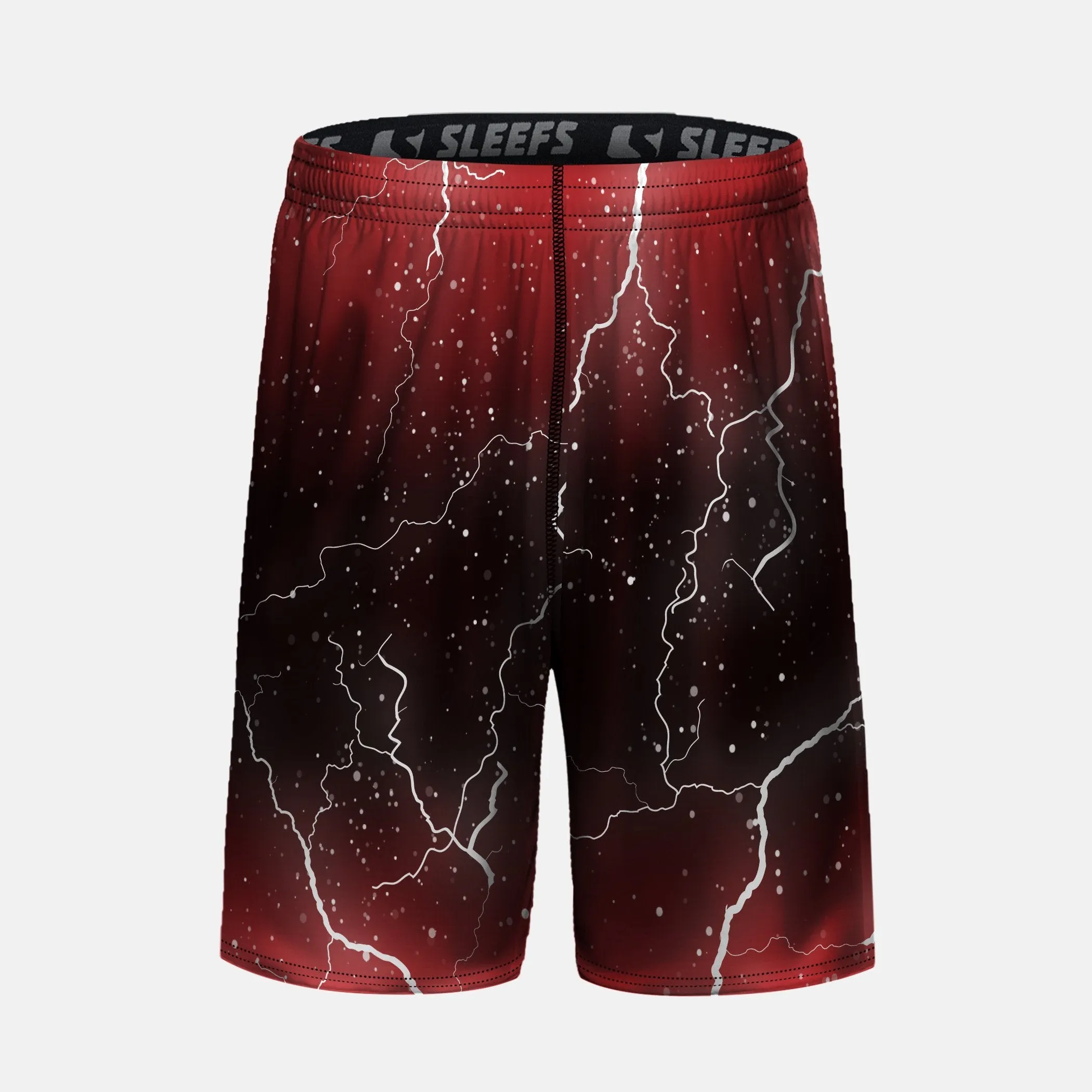 Red Lightning Kids Shorts