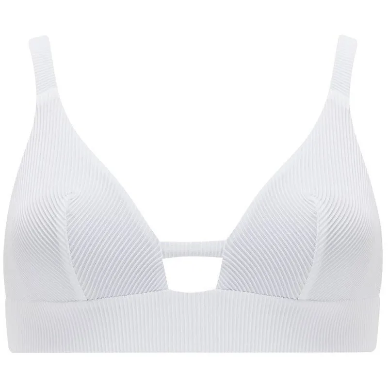 Revivre | The 'Abella' Reversible Bikini Bra in White Seagrass