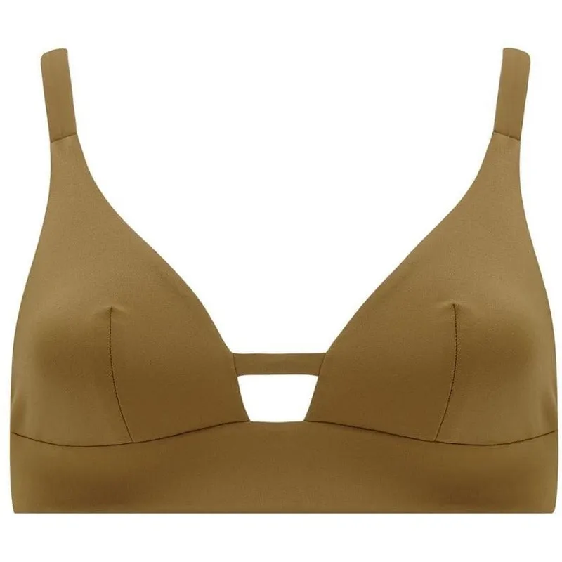 Revivre | The 'Abella' Reversible Bikini Bra in White Seagrass
