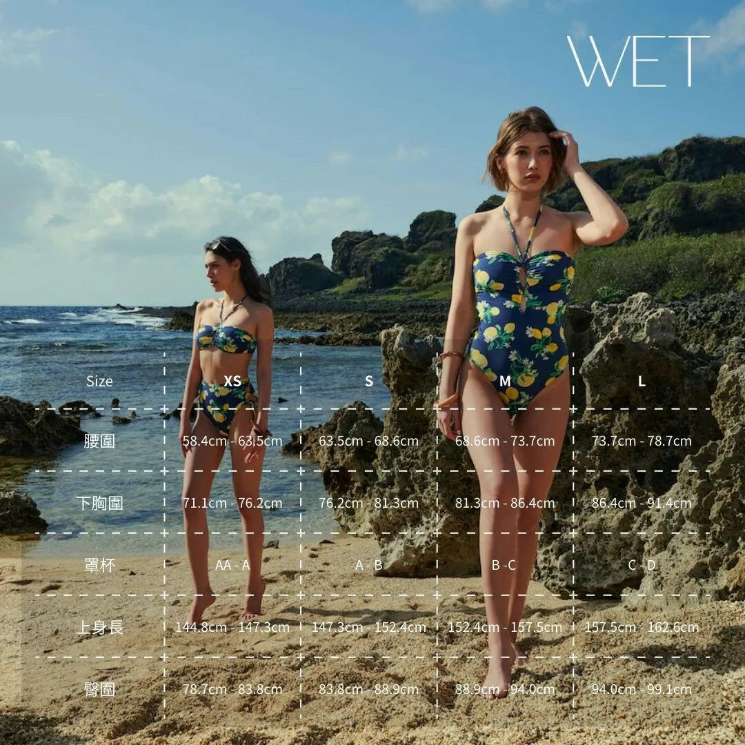 Sardinia - Delani Bottom - Navy Lemons 