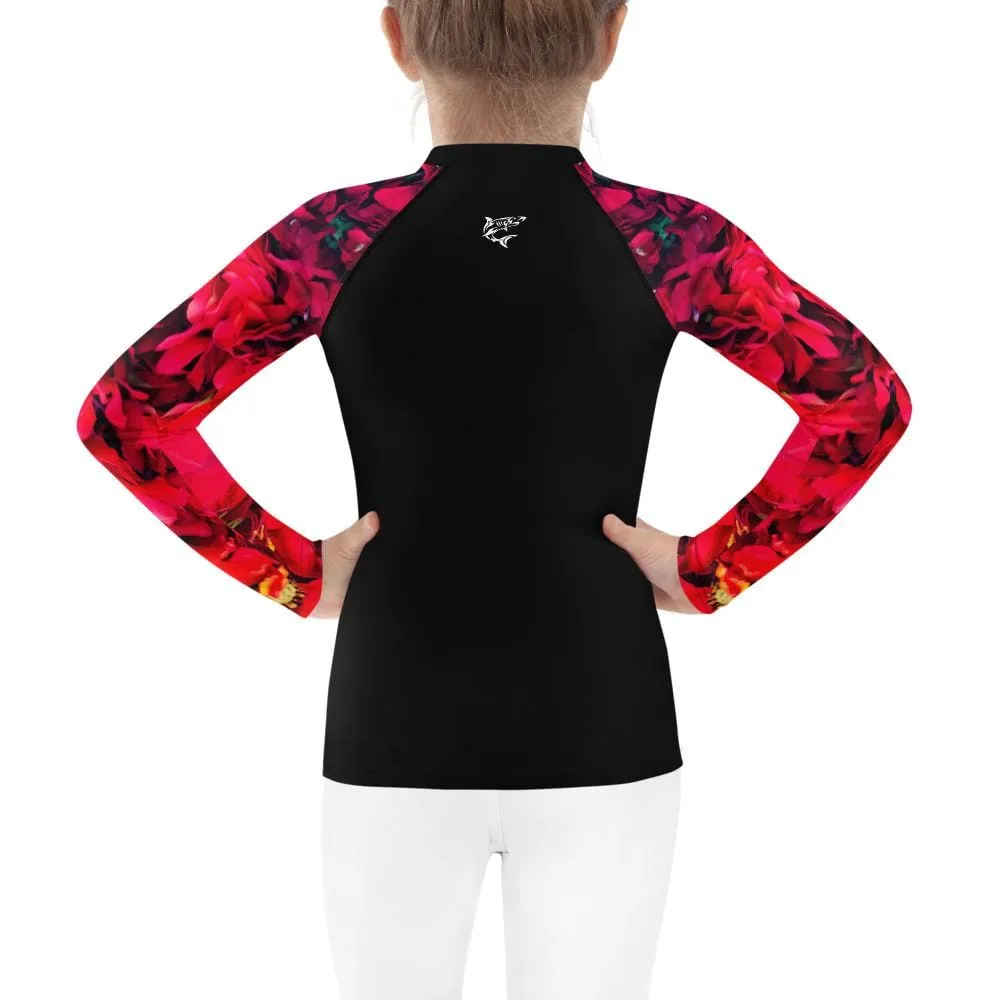 Scarlet Gardens ~ Kids Rash Guard