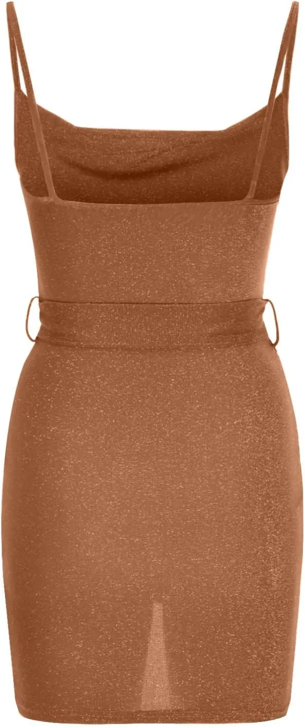 Sexy Dresses for Women 2024 Clubwear Sleeveless Halter V-Neck Ruched Waistless Night Club Bodycon Mini Party Dresses