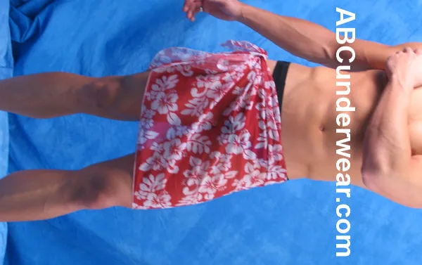 Stylish Sheer Mini Sarongs in Captivating Blues