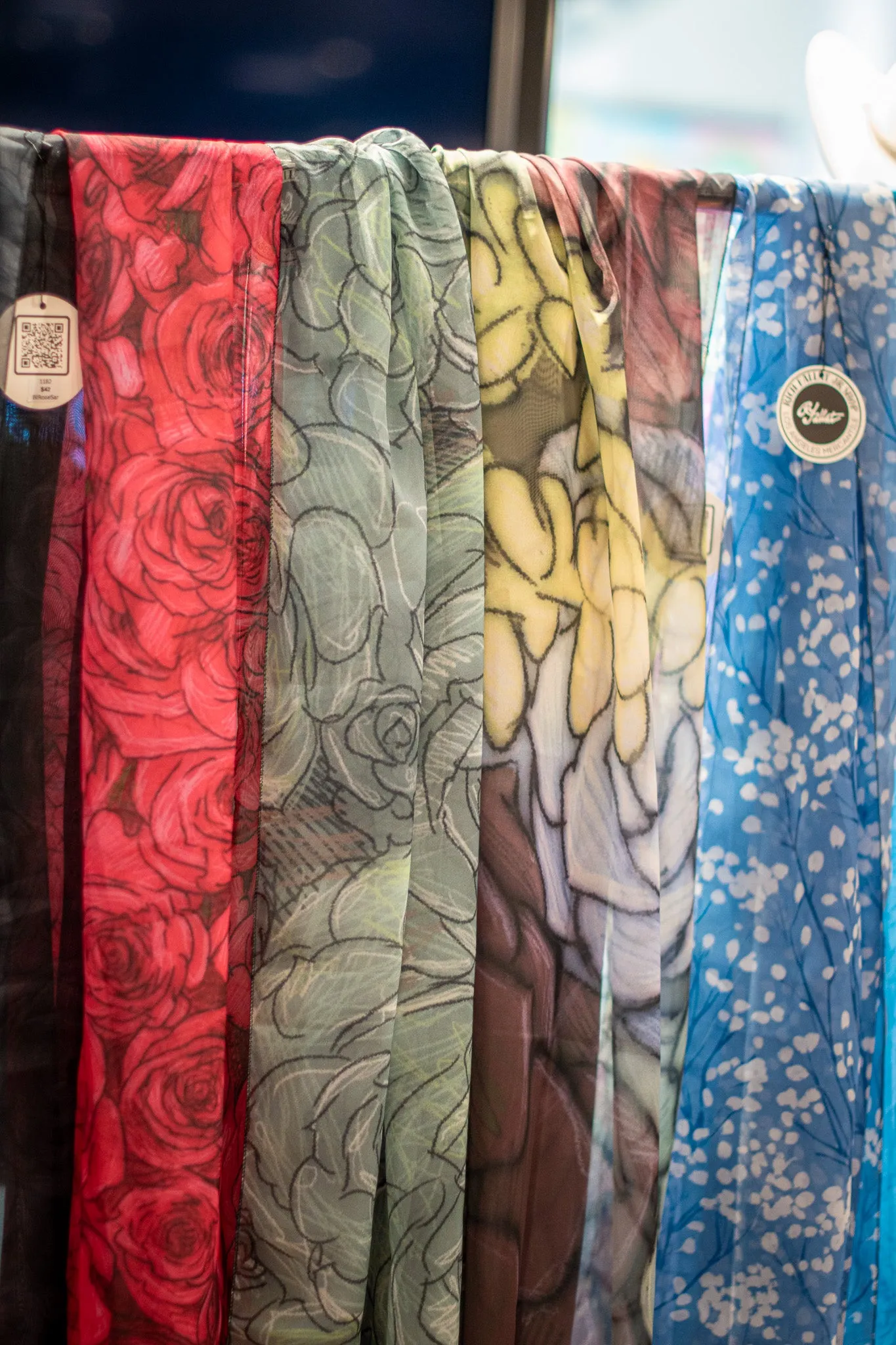 Succulent Pattern Voile Sarong