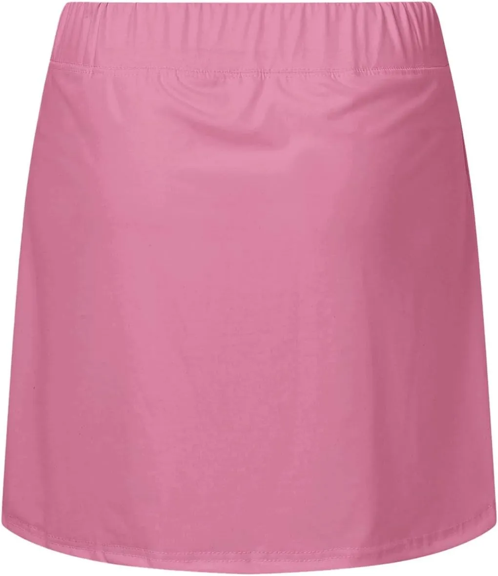 Summer Tennis Skirts for Women with Shorts 2025 Y2K Athletic Golf Skorts Trendy Casual High Waisted Comfy Tennis Skort