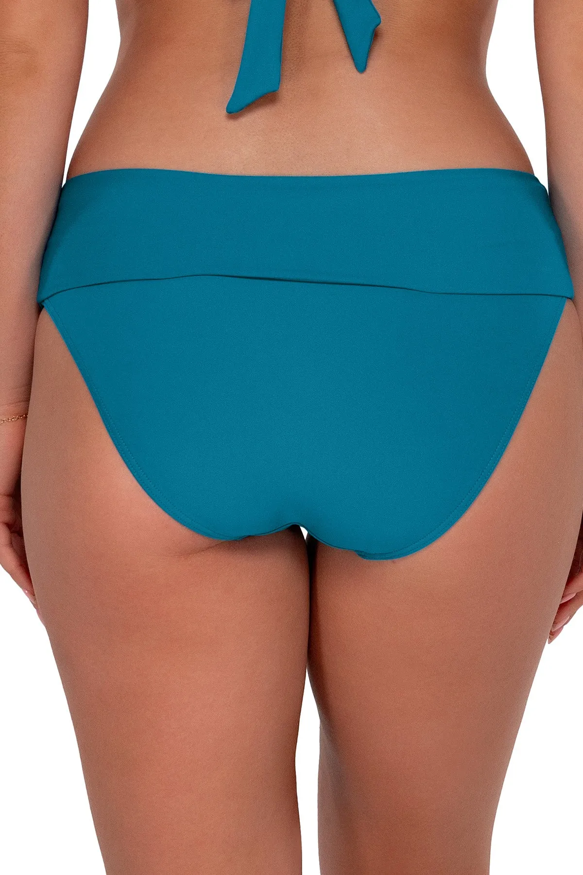 Sunsets Avalon Teal Hannah High Waist Bottom